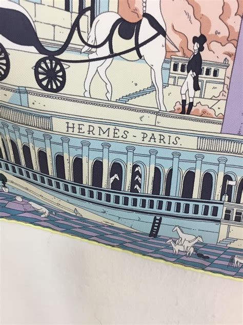 Hermes Hippopolis Silk Scarf by Ugo Gattoni .